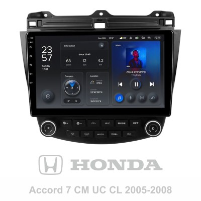 Штатна магнітола Teyes X1 2+32Gb Honda Accord 7 CM UC CL (F2) 2002-2008 10" (L1)