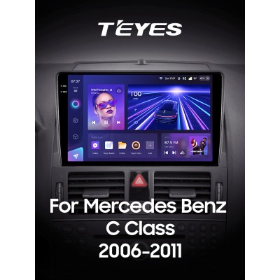 Штатна магнітола Teyes CC3 4+32 Gb Mercedes Benz C Class 3 W204 S204 2006-2011 9" 2k