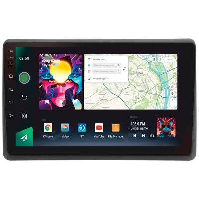 Штатна магнітола SIGMA PRO 10464 ANDROID 10 4+64 Gb 4G DSP Renault Master 2010-2019 For Nissan NV400 2010-2020 For Opel Movano 2 2010-2019 (F1) 10"