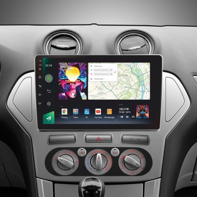 Штатна магнітола SIGMA PRO 10464 ANDROID 10 4+64 Gb 4G DSP Ford Mondeo 4 2006-2010 10"