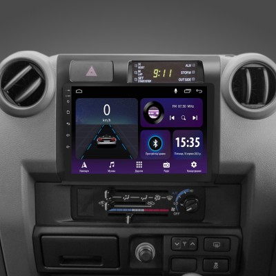Штатна магнітола SIGMA E9232 ANDROID 10 2+32 Gb Toyota Land Cruiser 70 Series LC 79 2007-2020 9"