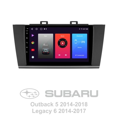 Штатна магнітола SIGMA F9216 ANDROID 10 2+32 Gb Subaru Outback 5 2014-2018 Legacy 6 2014-2017 9" (L1)