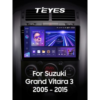 Штатна магнітола Teyes CC3 4+64 Gb Suzuki Grand Vitara 3 (1 Din) 2005-2015 9" 1din 2k