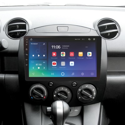 Штатна магнітола SIGMA X9432 ANDROID 10 4+32 Gb 4G DSP Mazda 2 DE 2007-2014 9"