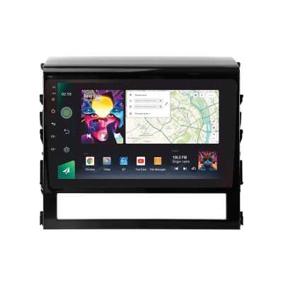 Штатна магнітола SIGMA PRO 9464 ANDROID 10 4+64 Gb 4G DSP Toyota Land Cruiser 200 11 2015-2020 9"