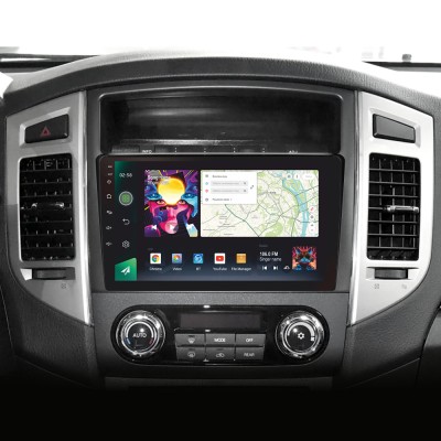 Штатна магнітола SIGMA PRO 9464 ANDROID 10 4+64 Gb 4G DSP Mitsubishi Pajero 4 V80 V90 2006-2024 9"