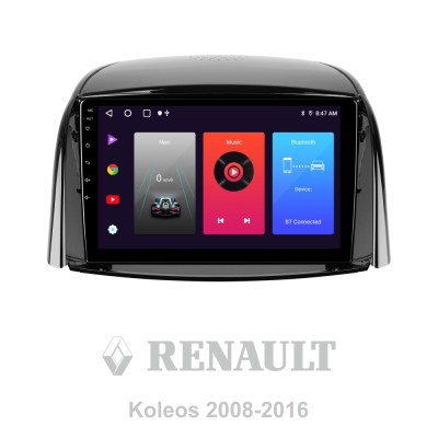 Штатна магнітола SIGMA F9216 ANDROID 10 2+32 Gb Renault Koleos 2008 - 2016 (A) 9" (L1)