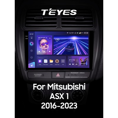 Штатна магнітола Teyes CC3 4+32 Gb Mitsubishi ASX 1 (Left hand drive) 2016-2023 (A) 9" 2k