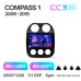 Штатна магнітола Teyes CC3 6+128 Gb з коловим оглядом 360° Jeep Compass 1 MK 2009-2015 10" 2k