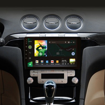 Штатна магнітола SIGMA X9464 ANDROID 10 4+64 Gb 4G DSP Ford S-MAX 1 2006-2015 (F1) 9"
