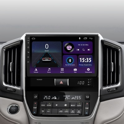 Штатна магнітола SIGMA E9232 ANDROID 10 2+32 Gb Toyota Land Cruiser 200 11 2015-2020 9"