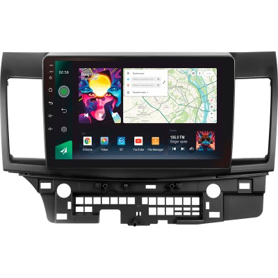 Штатна магнітола SIGMA PRO 10464 ANDROID 10 4+64 Gb 4G DSP Mitsubishi Lancer 10 CY 2007-2012 (B) 10"