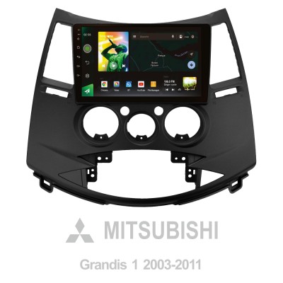 Штатна магнітола SIGMA X9464 ANDROID 10 4+64 Gb 4G DSP Mitsubishi Grandis 1 2003-2011 (F2) 9"