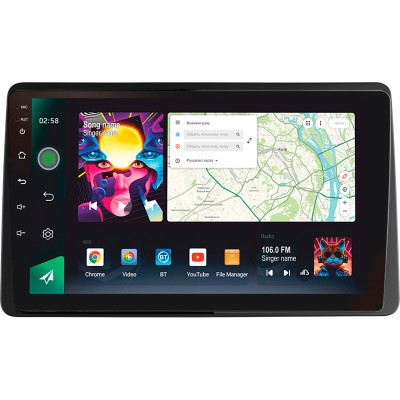 Штатна магнітола SIGMA PRO 108128 ANDROID 12 8+128 Gb 4G DSP Renault Duster HM 2 2020-2023 (F1) 10"