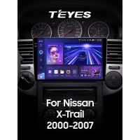 Штатна магнітола Teyes CC3 6+128 Gb з коловим оглядом 360° Nissan X-Trail X Trail X - Trail 1 T30 2000-2007 (F1) 10" 2k