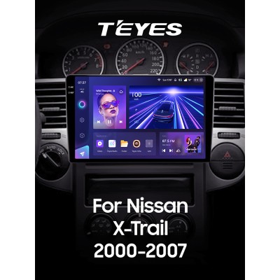 Штатна магнітола Teyes CC3 6+128 Gb з коловим оглядом 360° Nissan X-Trail X Trail X - Trail 1 T30 2000-2007 (F1) 10" 2k