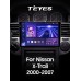 Штатна магнітола Teyes CC3 6+128 Gb з коловим оглядом 360° Nissan X-Trail X Trail X - Trail 1 T30 2000-2007 (F1) 10" 2k