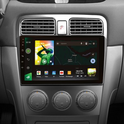 Штатна магнітола SIGMA X9464 ANDROID 10 4+64 Gb 4G DSP Subaru Forester SG 2002-2008 9"
