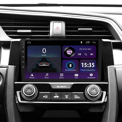 Штатна магнітола SIGMA E9232 ANDROID 10 2+32 Gb Honda Civic 10 FC FK 2015-2020 9"