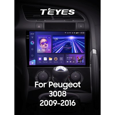 Штатна магнітола Teyes CC3 4+32 Gb Peugeot 3008 1 2009-2016 (F1) 9" 2k